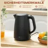 Elektrischer Wasserkocher, 1,7L, Schnellkochfunktion, Produktbild-Vorschau 5