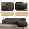 AX LIVING Couch Sofa L Form Didim L Grau – 292 cm, stilvoll Produktbild-Vorschau 6