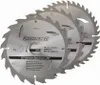 Lot de 3 lames SILVERLINE TCT Ø190 mm Alésage 30 mm - 20, Voir les images du produit 1
