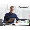 ALFORDSON Bürostuhl mit ergonomischer Lordosenstütze, Produktbild-Vorschau 3