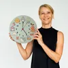 Jelly & Friends Kinderuhr mit süßen Meerestieren Wanduhr Produktbild-Vorschau 2