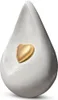 Weiße Vulcano As-Urne 2 Liter – Hochwertiges Aluminium, Produktbild-Vorschau 2