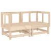 vidaXL Canapé d'angle avec coussins 2 pcs. Pin massif Voir les images du produit 9