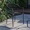 home24 Gartenstuhl - Aluminium / Polyrattan Produktbild-Vorschau 4