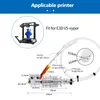 Diagram of a 3D printer hotend with dimensions and specifications. Náhled obrázku produktu