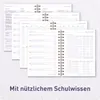 Häfft-Timer Fancy 2026/2027 / A5 / Bleu & Rosé / Produktbild-Vorschau 6