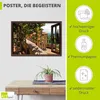 ARTland Poster Rosen auf Balkon Toskana, braun Größe: 70x50 Produktbild-Vorschau 2