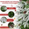 COSTWAY 190 cm albero di Natale artificiale con luci e Anteprima dell’immagine prodotto 3