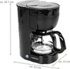 LKW Kaffeemaschine für 4 - 6 Tassen, Glaskanne Vol. 650 ml, Produktbild-Vorschau 2