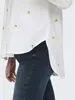 Bluza Kołnierz Koszula Box Fit Mankiety Patki | M Podgląd zdjęcia produktu 12