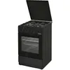 Heinner HFSC-S60LITGC-BK, Freistehender Herd, Schwarz, Produktbild-Vorschau 4
