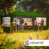 Casaria Gazebo da Giardino 3x6m Protezione UV 18m² Anteprima dell’immagine prodotto 2