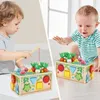 Montessori Spielzeug ab 1 2 3 Jahr,6-in-1 Tücherbox mit Produktbild-Vorschau 2