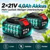 1500W Taille-haies sans fil 21V Brushless, lame de 52 cm, Voir les images du produit 6
