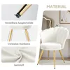 Hawthyhome Chaise de salon en velours Chaise de cuisine Voir les images du produit 6