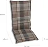 GO-DE Textil, Sesselauflage Mittellehner, 4er-Set, Farbe: Produktbild-Vorschau 2
