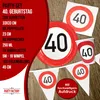 Happy Birthday 40 – 5-teiliges Partyset mit Tellern, Produktbild-Vorschau 4