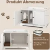COSTWAY Katzenschrank Katzentoilette, Katzenhaus mit Produktbild-Vorschau 7