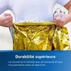 Comformidable Couvertures de survie d'urgence, pack de 6 - Voir les images du produit 7
