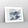 Poster - Poster ohne Rahmen - Abstraktion Blau Minimalismus Produktbild-Vorschau 7