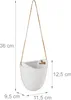 Relaxdays Wandvase 3er Set, Hängetopf innen, mit Schnur zum Produktbild-Vorschau 4