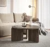 Selsey Preffines - Couchtisch - 85 cm - Holzoptik Nussbaum Produktbild-Vorschau 2