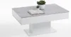 A modern coffee table with a concrete gray top and white base, shown against a white background. Podgląd zdjęcia produktu