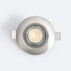 LED Downlight Einbaustrahler 5W Schwenkbar Rund Gebürstetes Produktbild-Vorschau 2