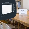 Tischaufsteller oder Menükarte aus Acryl für DIN A5 im Querformat von HMF mit den Maßen 21.4 x 15.8 x 7.5 cm Produktbild-Vorschau