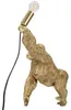 Mauro Ferretti Gorilla stolní lampa E14 22,5x16x40 cm zlatá Náhled obrázku produktu 3