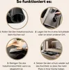 KitchenYeah© Herdabdeckplatte Schwarz-Weiß-Foto eines roten Produktbild-Vorschau 7