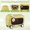 COSTWAY Kinderkoffer mit Rollen & Sitz,Handgepäck mit Produktbild-Vorschau 6