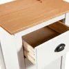 vidaXL Kredens Hill biały 46x35x80 cm lite drewno sosnowe Podgląd zdjęcia produktu 4
