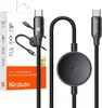 A product shot of a Mcdodo 2-in-1 USB-C charging cable and its packaging. Podgląd zdjęcia produktu