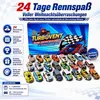 Adventskalender-set met 24 mini-raceauto's – TURBOVENT Productafbeelding-voorbeeld 2