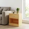 Relaxdays, table de chevet avec tiroir et étagère ouverte, Voir les images du produit 8