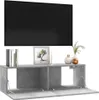 vidaXL TV-Schrank Betongrau 100x30x30 cm Holzwerkstoff Produktbild-Vorschau 4