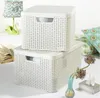 Panier Curver STYLE2 LID M, creme, avec couvercle, 42x29x19 Voir les images du produit 18