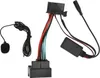 A car audio adapter cable with a microphone and a Bluetooth module, laid out on a white background. Náhľad obrázku produktu