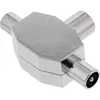 InLine® Répartiteur d'antenne en T pour TV, 1x coaxial Voir les images du produit 3