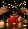 Schokoladen Fondue Set Keramikbecher Fondue Tasse mit Produktbild-Vorschau 6