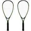 Badminton Schläger und Federball Set (Grün) Produktbild-Vorschau 2
