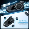 Motorrad Bluetooth Headset,Helm Kommunikationssystem,Motorrad Gegensprechanlage,Motorrad Intercom Produktbild-Vorschau