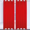 Gardine mit Ösen 140x245 cm ( Breite x Länge ) in Rot, Produktbild-Vorschau 2