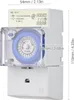 Temporizador mecánico de 24 horas, 110–230 V, intervalo de Vista previa de la imagen del producto 4