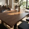 Esstisch Industrial 160x80x77cm, Nussbaum-Optik mit Produktbild-Vorschau 4