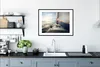 MuchoWow® Gerahmtes Poster Meer - Segelboot - Sonne 80x60 Produktbild-Vorschau 4