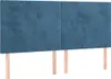 Bettgestell mit Kopfteil Dunkelblau 180x200 cm Samt Produktbild-Vorschau 7