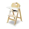 Lionelo Floris Chaise haute en bois pour enfants - Blanc Voir les images du produit 12