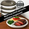 Magnetronschalen 24,7cm BPA-frei 3-fach aufbewahrungsbox Produktbild-Vorschau 8
